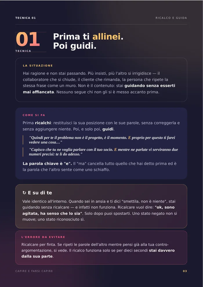 Una pagina della guida